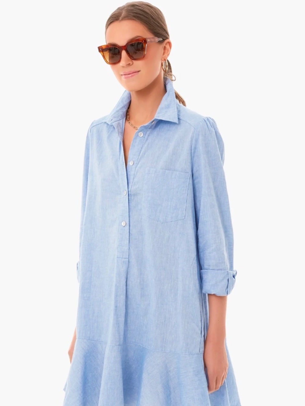 Tuckernuck Callahan Chambray Shirtdress XL